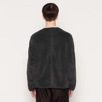MEN'S FLEECE COLLARLESS JACKET