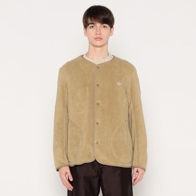 MEN'S FLEECE COLLARLESS JACKET