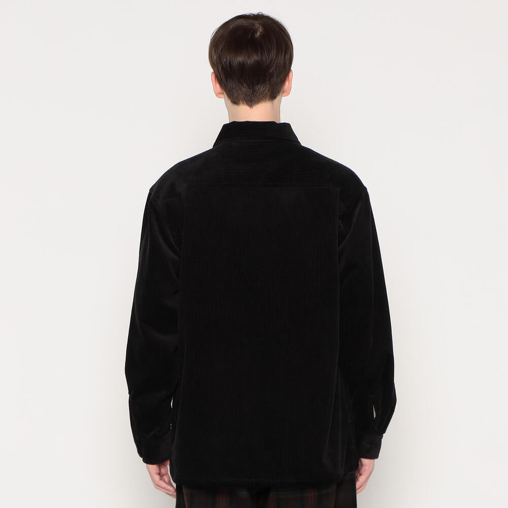 MEN'S CORDUROY ZIP SHIRT BLOUSON