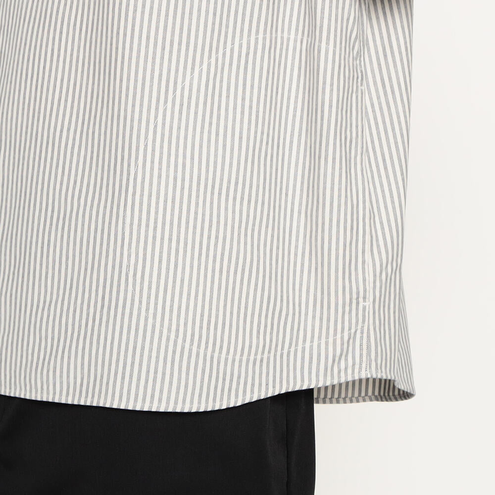 MEN'S OXFORD BAND COLLAR SHIRT