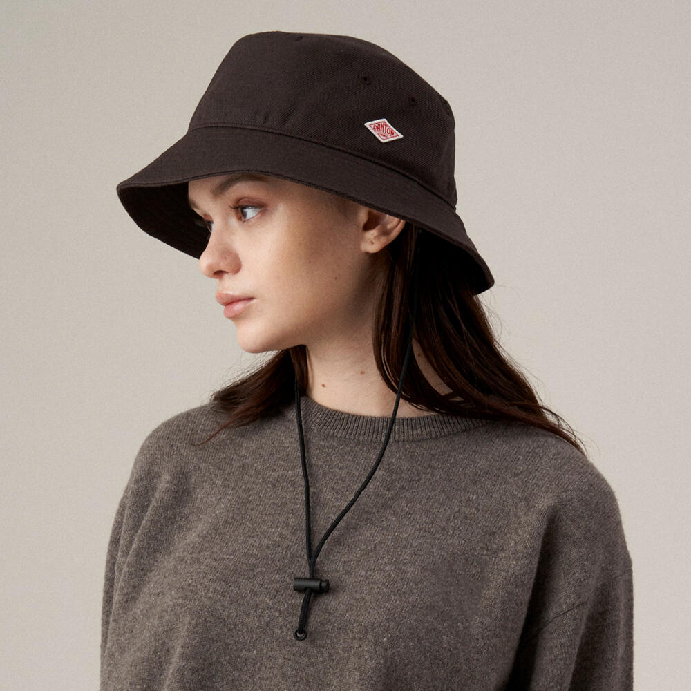 POLYESTER SERGE BUCKET HAT
