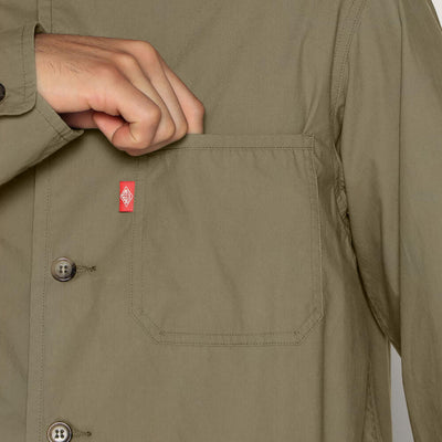 MEN'S COTTON WEATHER STAND COLLAR COVERALL JACKET