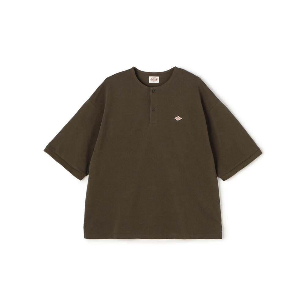 【STORE EXCLUSIVE】MEN'S T/C PIQUE HENRY NECK T-SHIRT