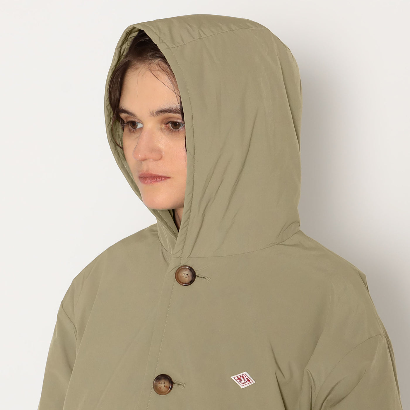 WOMEN'S INSULATION HOODED WIDE JACKET