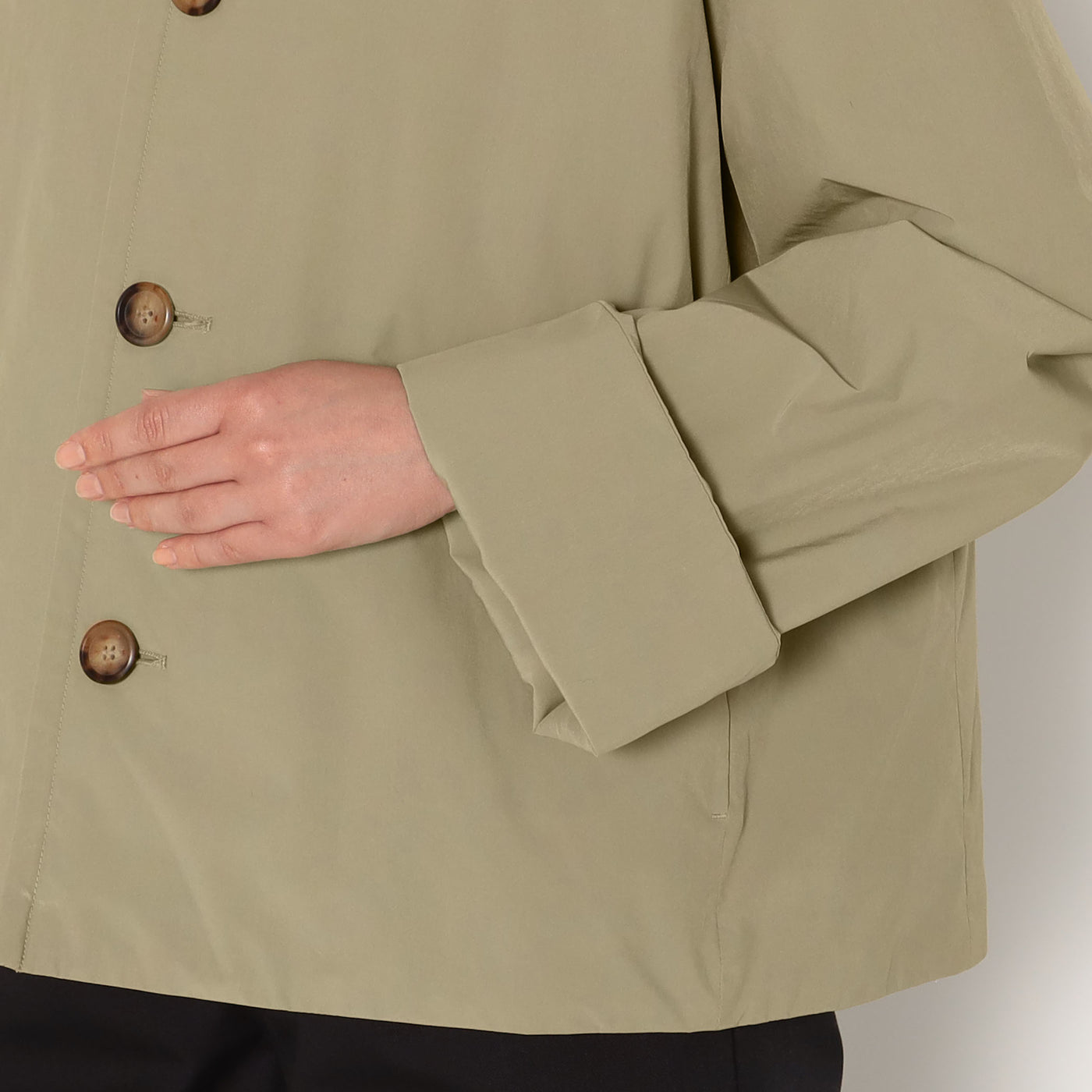 WOMEN'S INSULATION HOODED WIDE JACKET