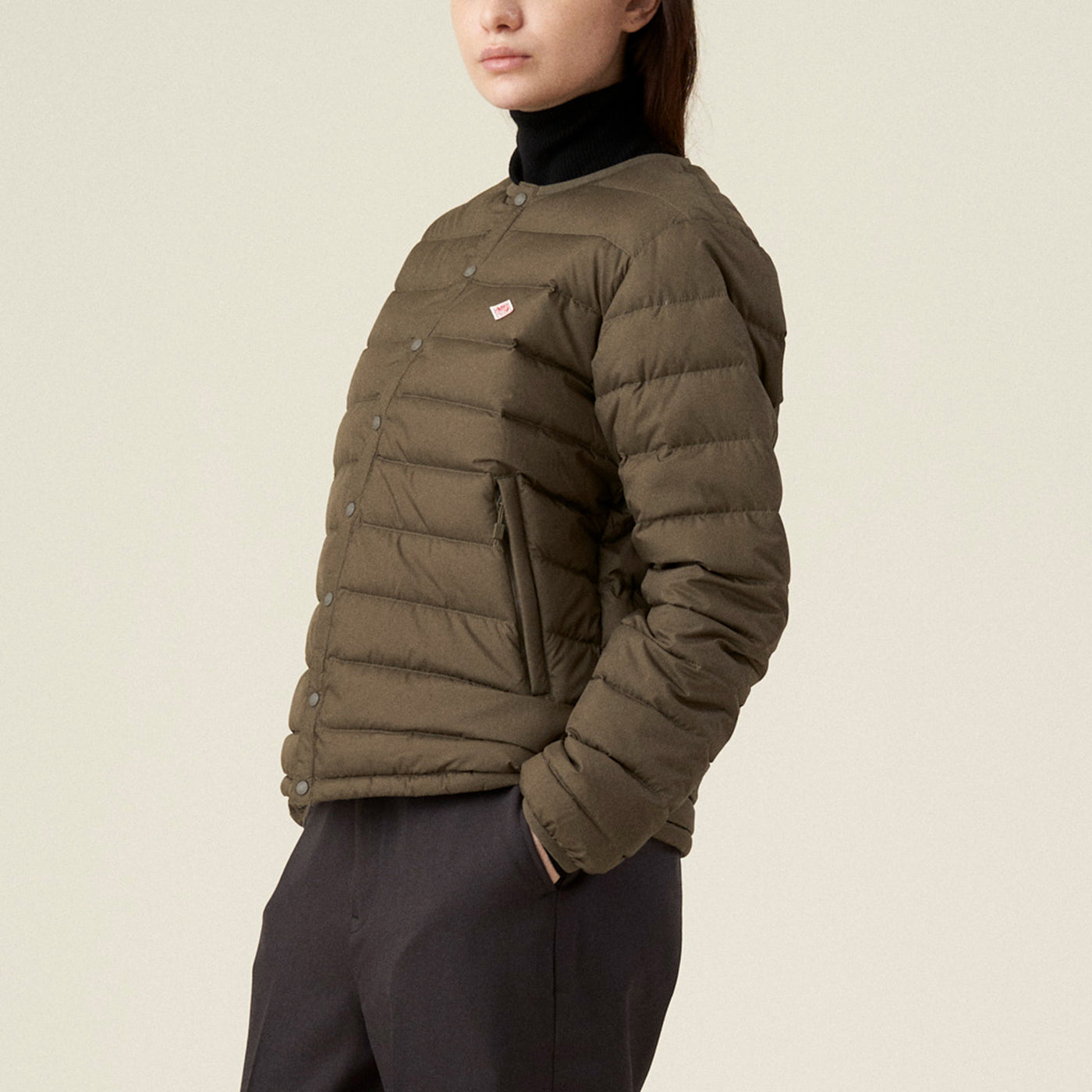 WOMEN'S CREWNECK INNER DOWN JACKET