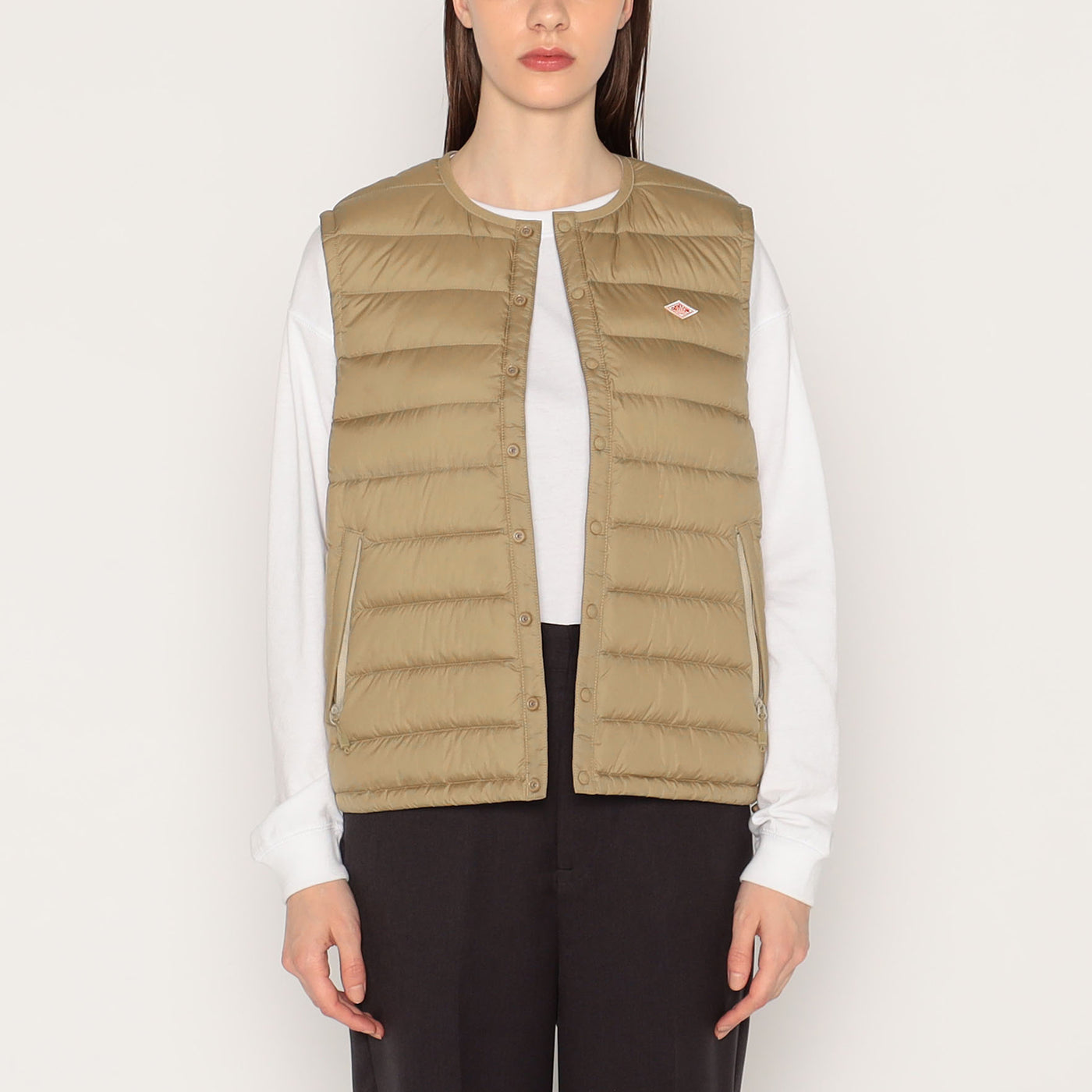 WOMEN'S CREWNECK INNER DOWN VEST