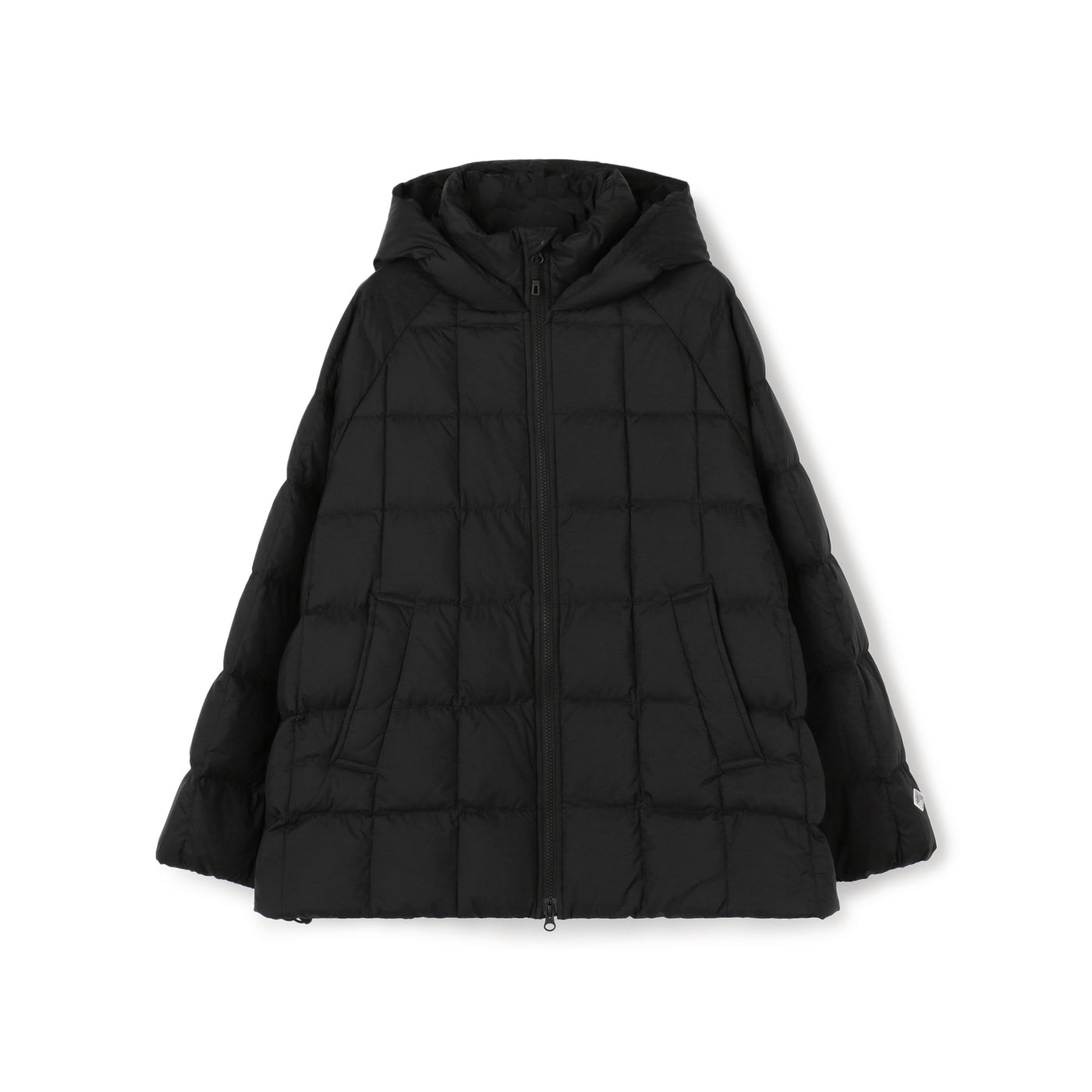 WOMEN'S NYLON TAFFETA SQUARE QUILTED DOWN JACKET