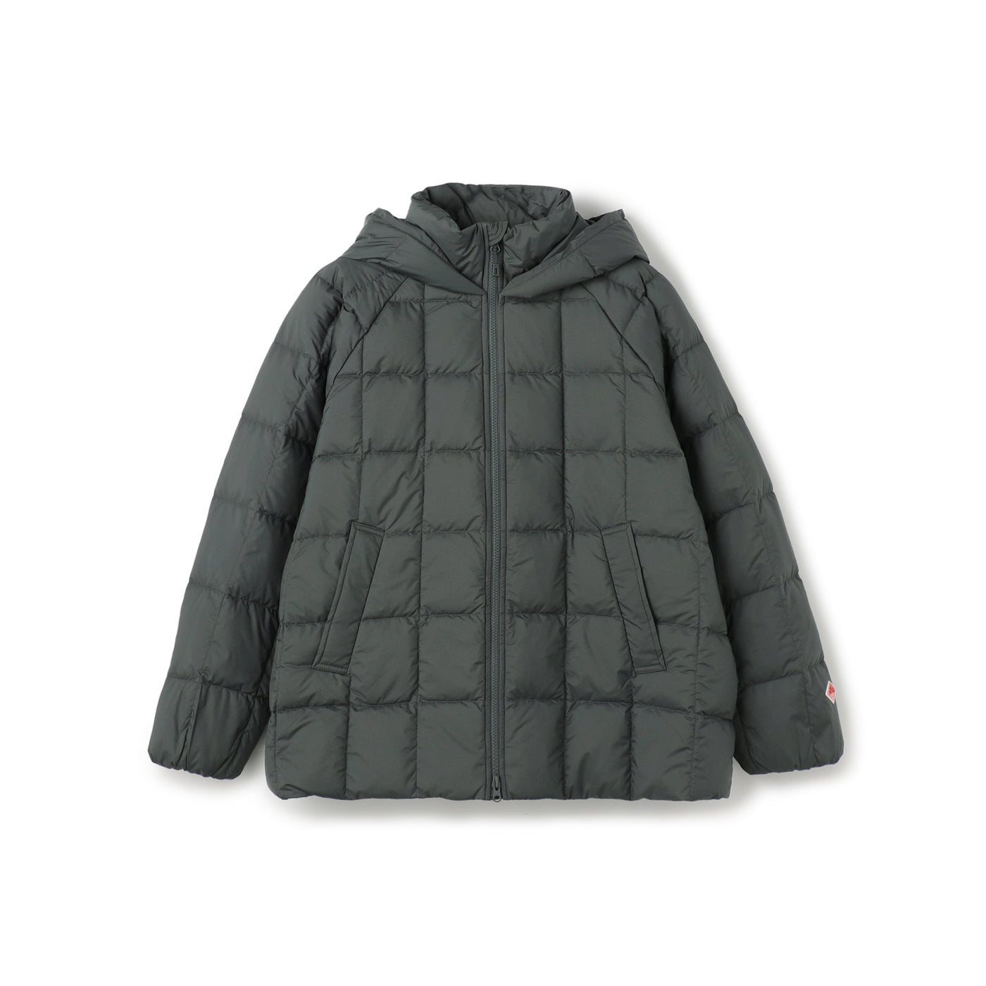 WOMEN'S NYLON TAFFETA SQUARE QUILTED DOWN JACKET