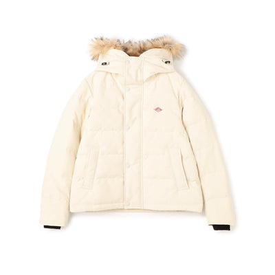 WOMEN'S FAUX FUR HOODED DOWN JACKET