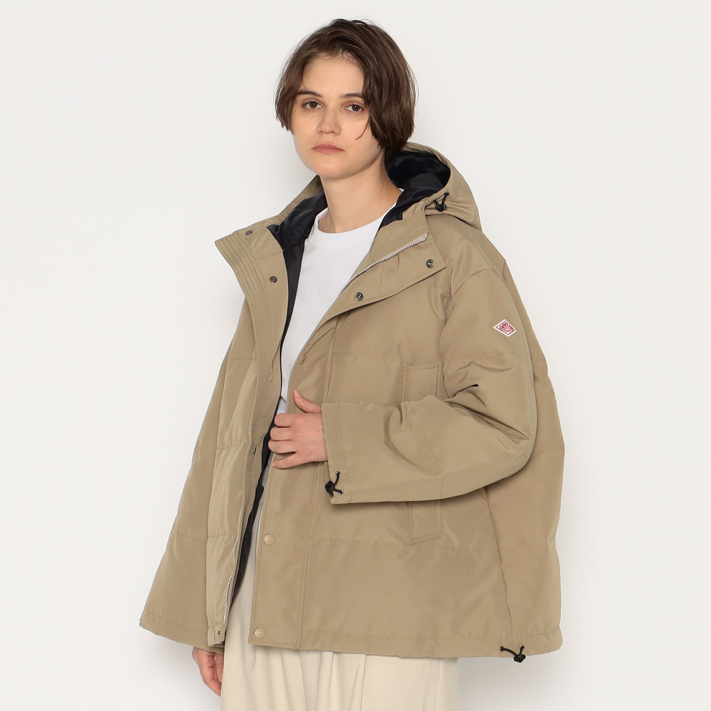 WOMEN'S BIG SILHOUETTE  HOODED DOWN JACKET