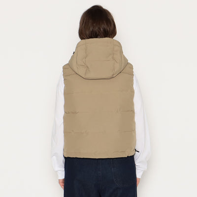 WOMEN'S HOODED DOWN VEST