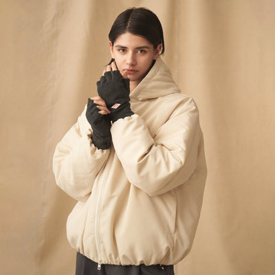 WOMEN'S HOODED DOWN SHORT JACKET