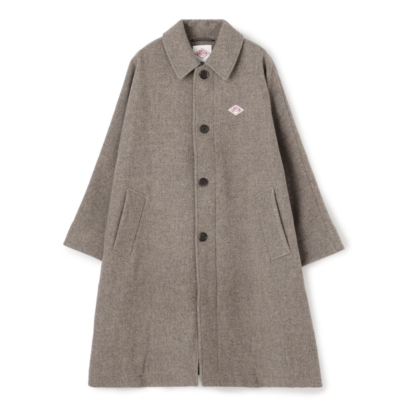 WOMEN'S WOOL LIGHT PILE DOLMAN LONG COAT