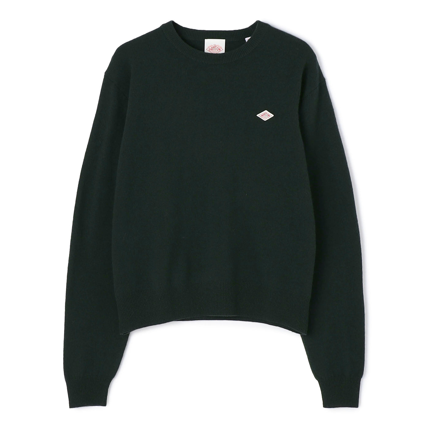 WOMEN'S LAMBSWOOL CREW NECK KNIT PULLOVER