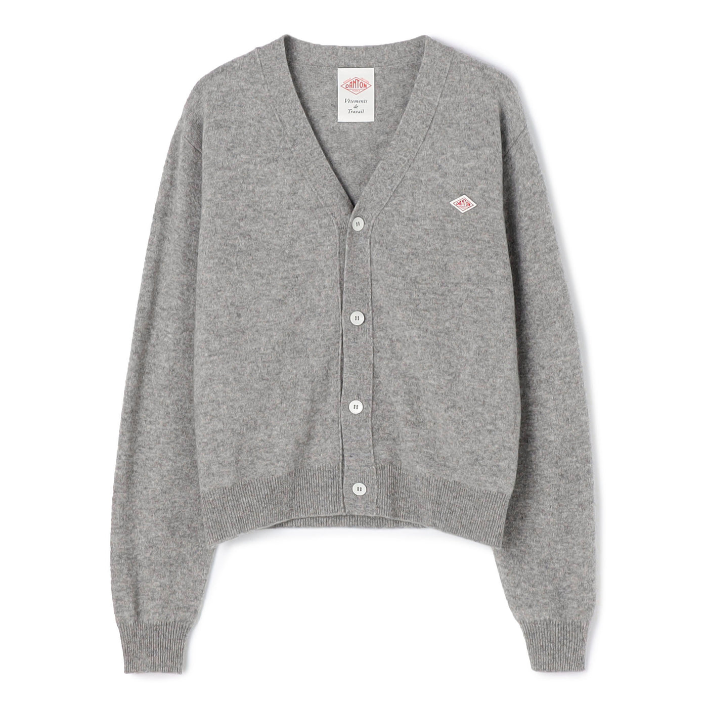 WOMEN'S LAMBSWOOL V NECK KNIT CARDIGAN