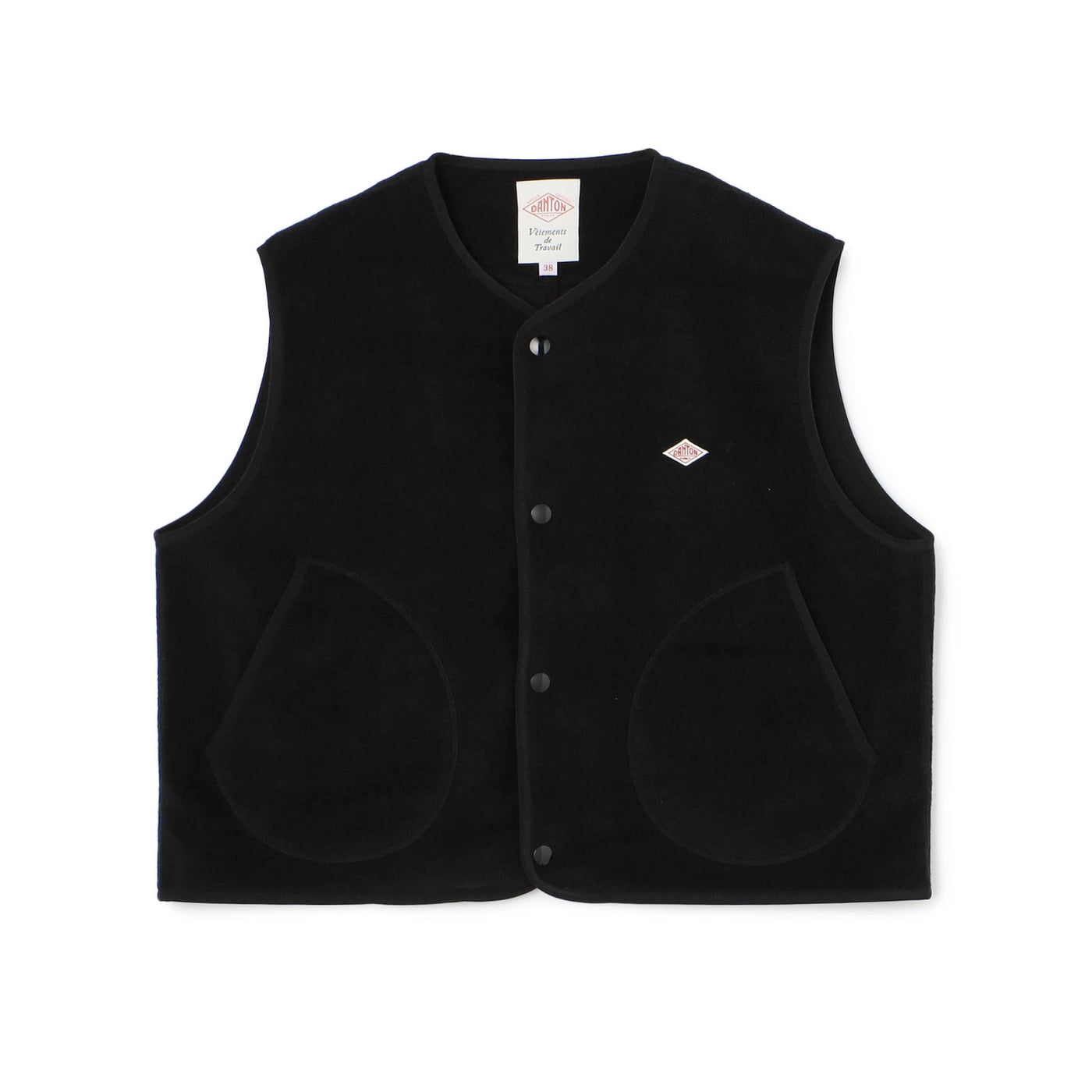 WOMEN'S FLEECE COLLARLESS VEST