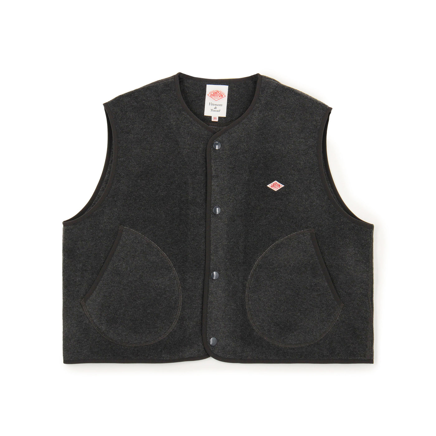 WOMEN'S FLEECE COLLARLESS VEST