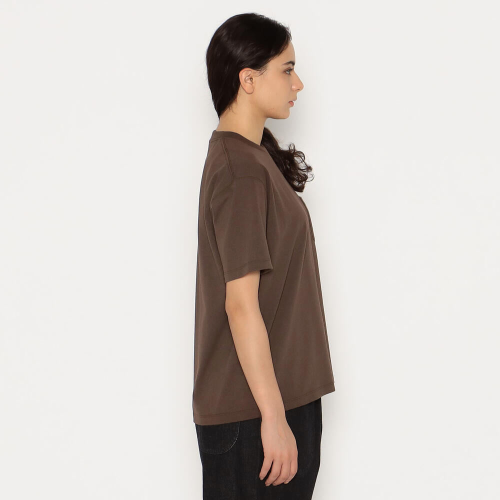 WOMEN'S SHORT SLEEVE POCKET T-SHIRT PLAIN