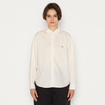 WOMEN'S TYPEWRITER CLOTH WRINKLED SHIRT