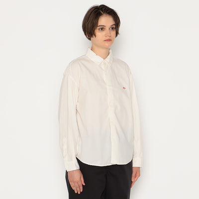 WOMEN'S TYPEWRITER CLOTH WRINKLED SHIRT