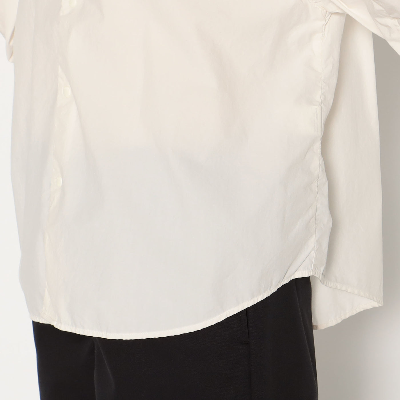 WOMEN'S TYPEWRITER CLOTH WRINKLED SHIRT