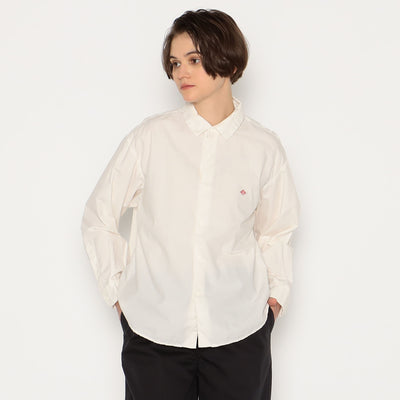 WOMEN'S TYPEWRITER CLOTH WRINKLED SHIRT