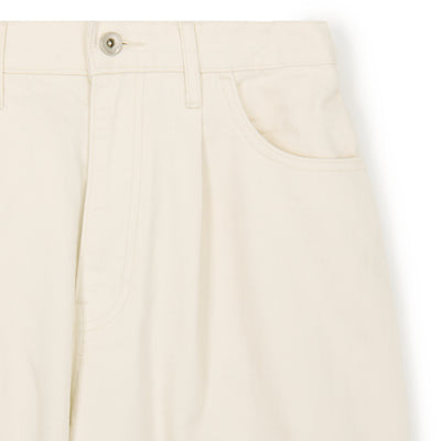 WOMEN'S COTTON DRILL WIDE EASY PANTS