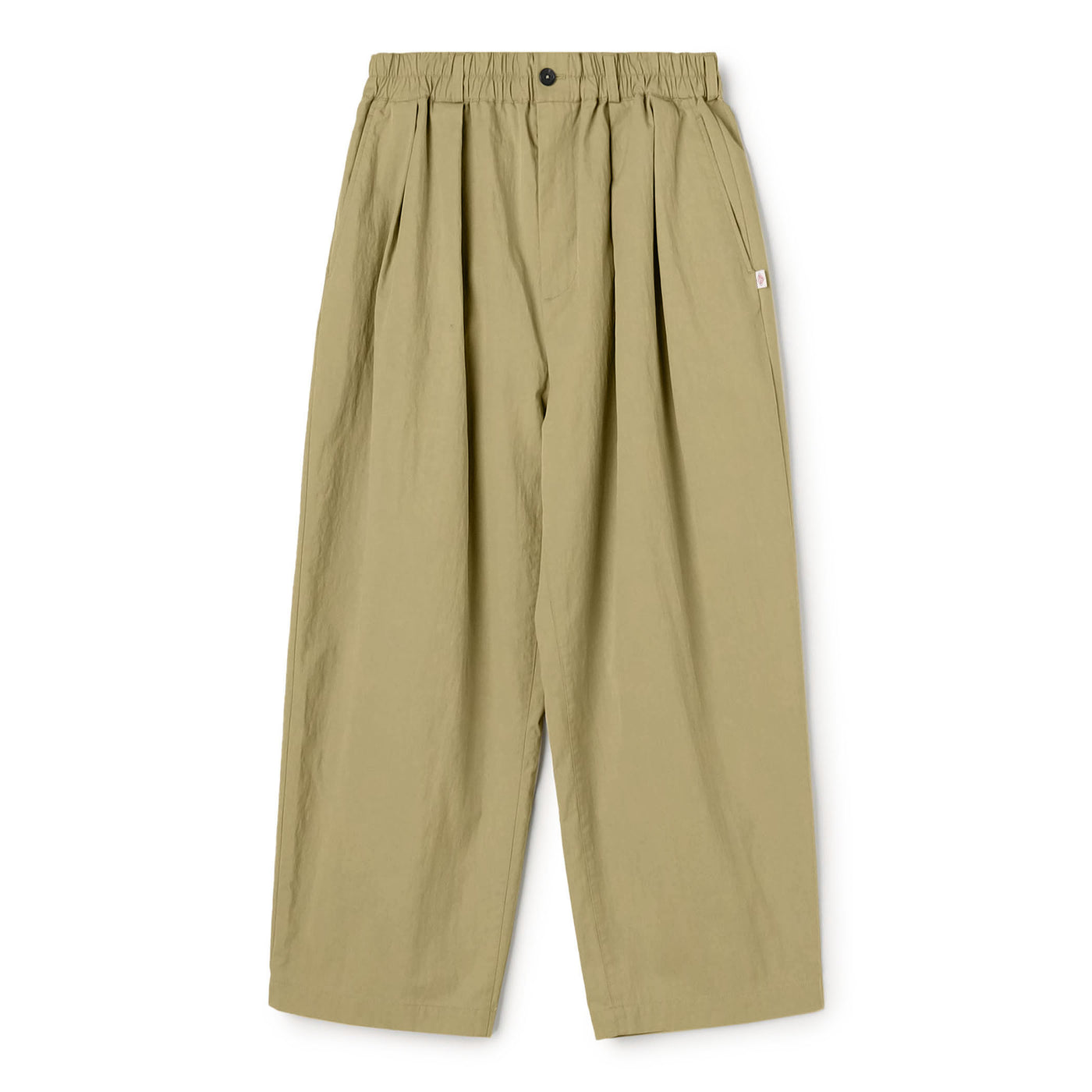 WOMEN'S C/N TWILL DOUBLE PLEATED EASY PANTS