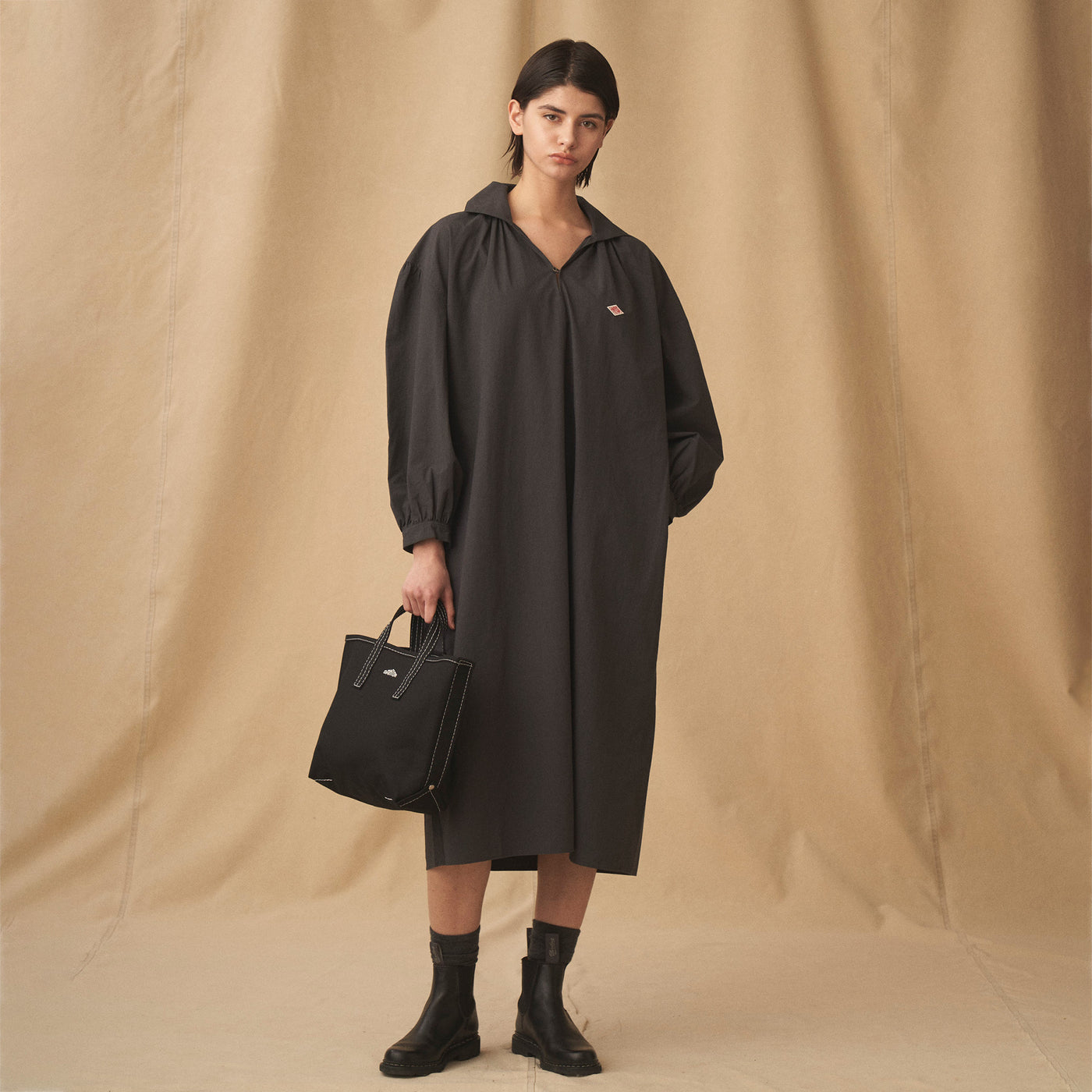 WOMEN'S PULLOVER SHIRT DRESS