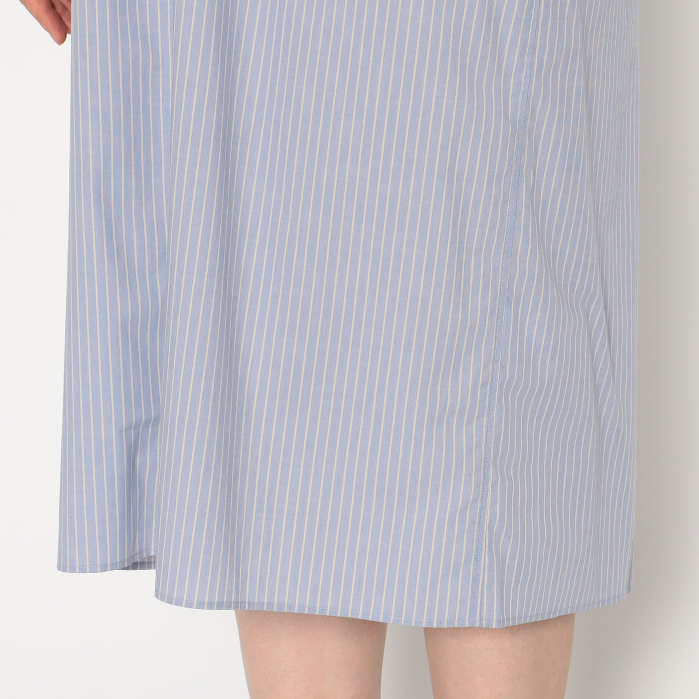 WOMEN'S PULLOVER SHIRT DRESS STRIPE