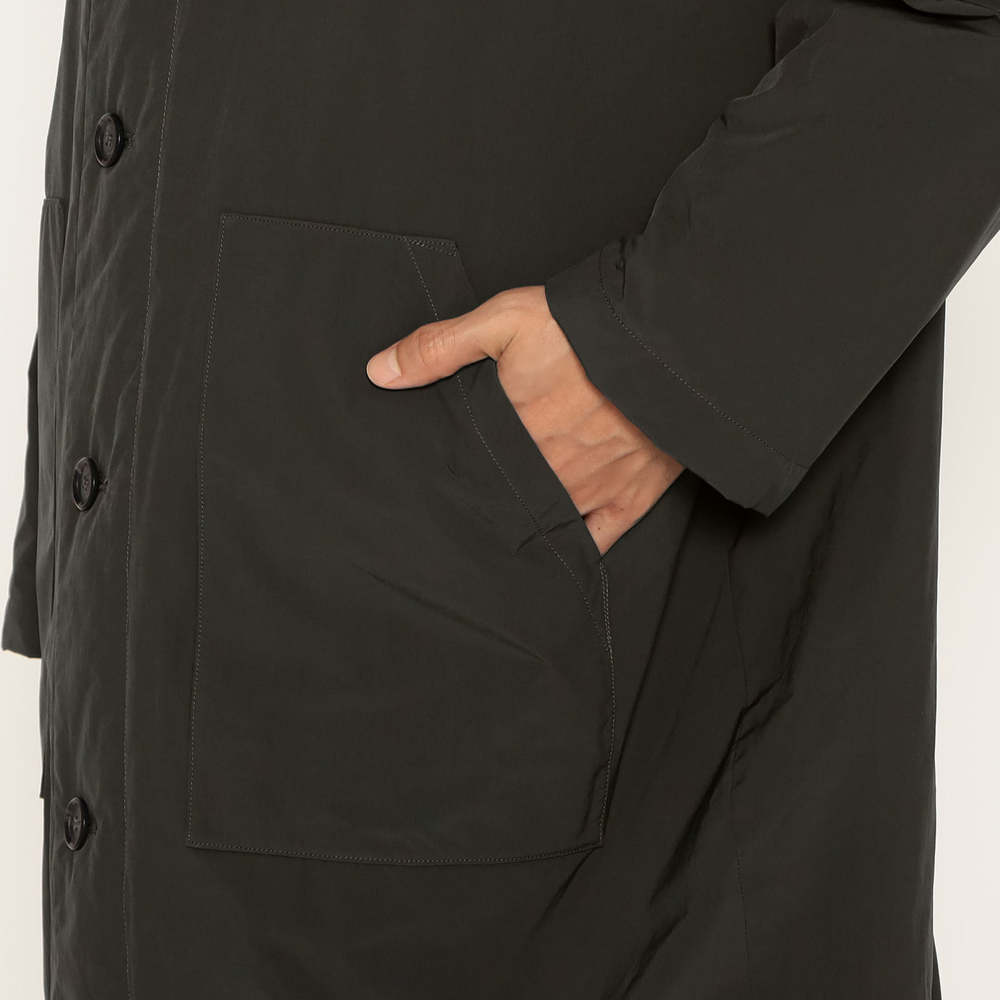 MEN'S INSULATION HOODED COAT