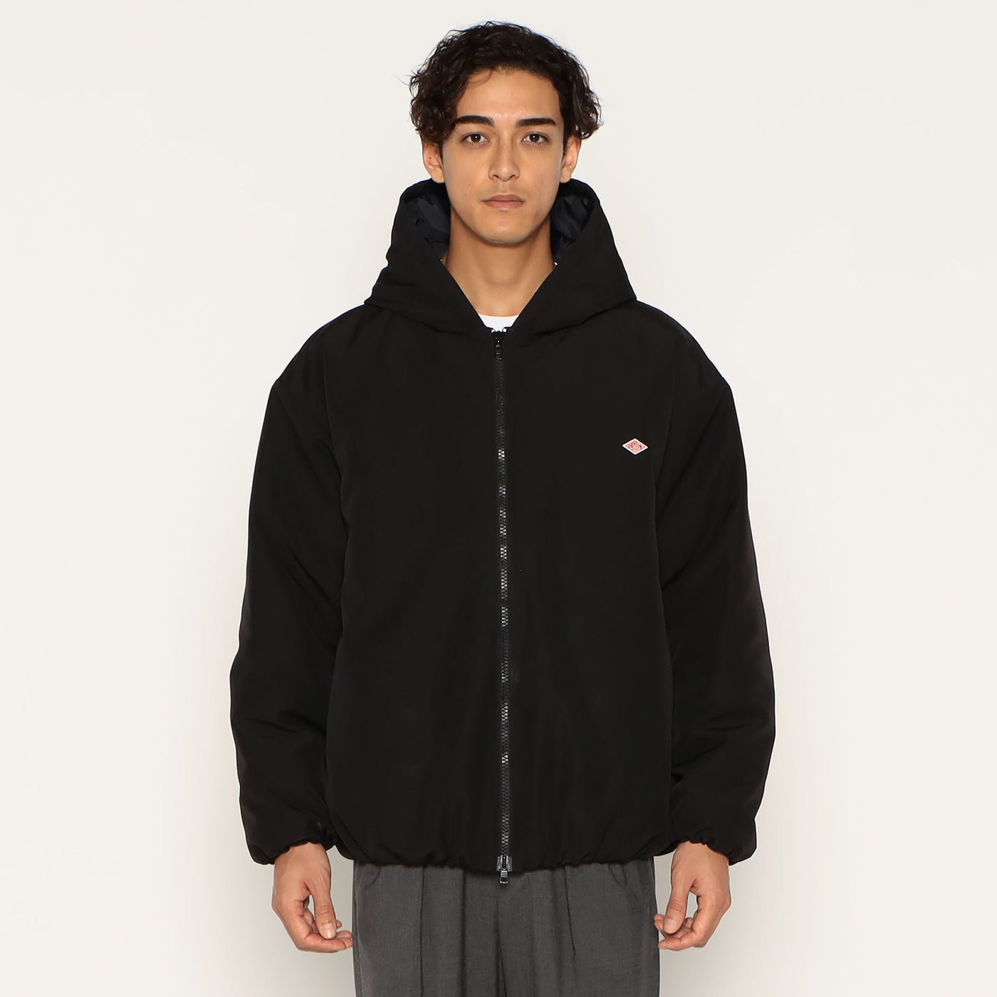 MEN'S HOODED DOWN SHORT JACKET