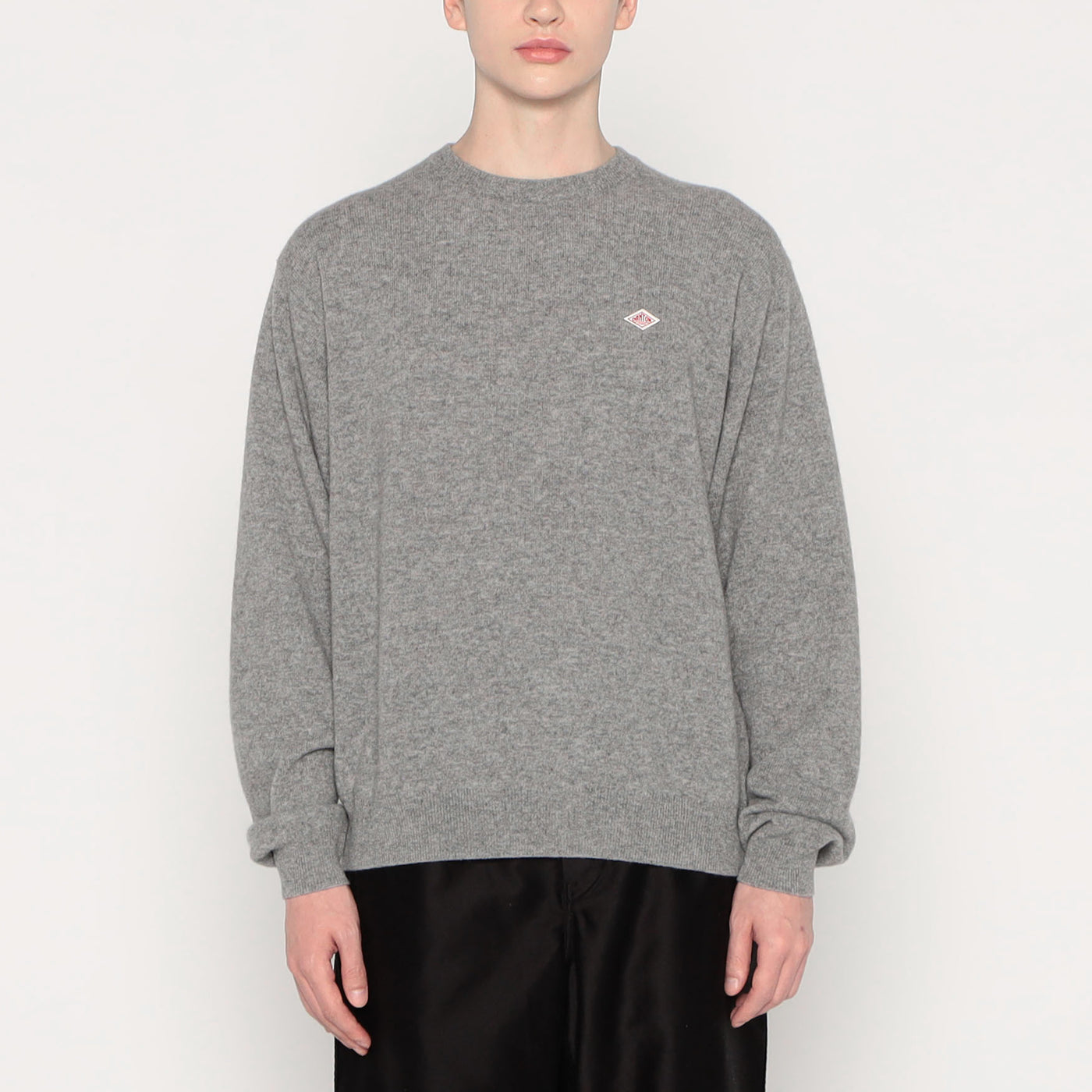 MEN'S LAMBSWOOL CREW NECK KNIT PULLOVER