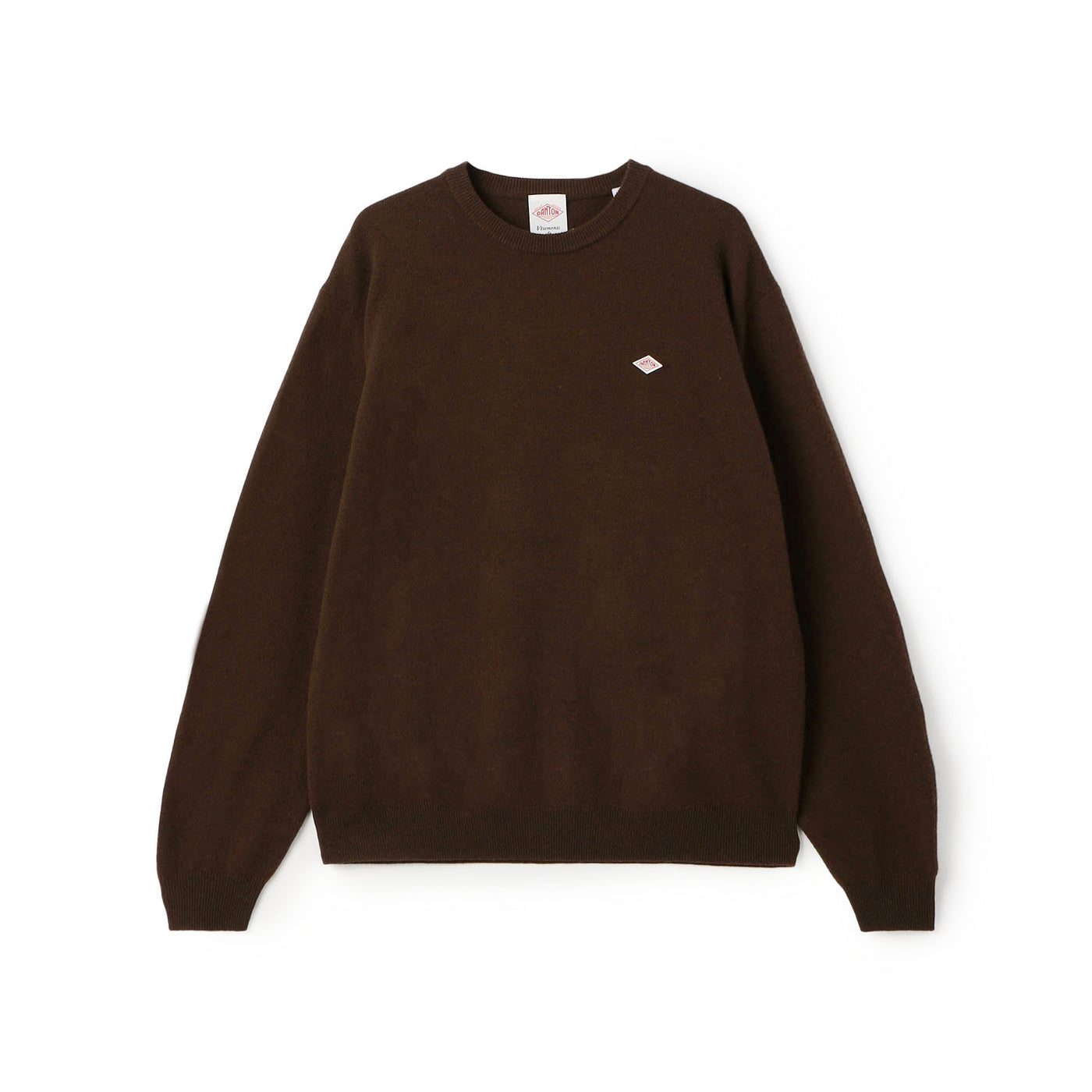 MEN'S LAMBSWOOL CREW NECK KNIT PULLOVER