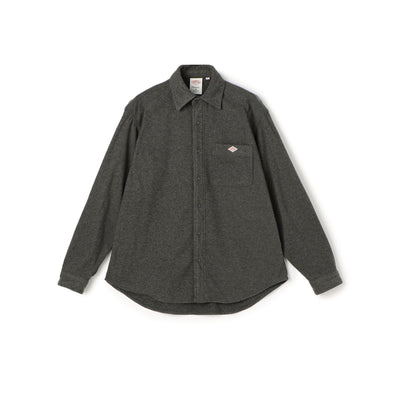 MEN'S POLYESTER FLEECE REGULAR COLLAR SHIRT