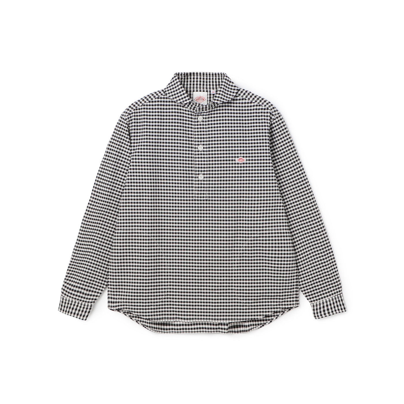 MEN'S OXFORD ROUND COLLAR PULLOVER SHIRT PATTERN