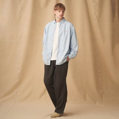 MEN'S TYPEWRITER CLOTH WRINKLED SHIRT