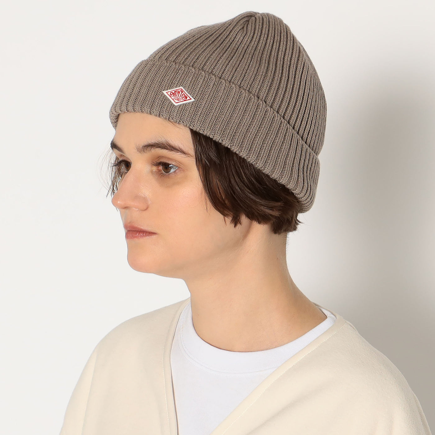 WOOL RIB KNIT BEANIE