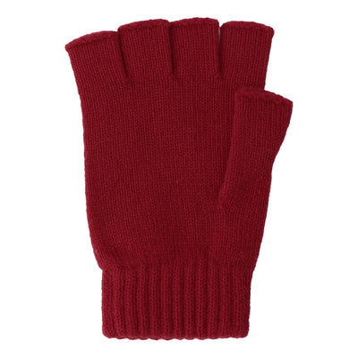 WOOL KNIT FINGERLESS GLOVES