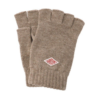 WOOL KNIT FINGERLESS GLOVES