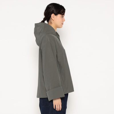 WOMEN'S INSULATION HOODED WIDE JACKET