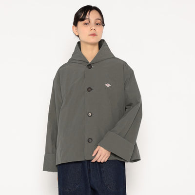 WOMEN'S INSULATION HOODED WIDE JACKET