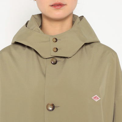 WOMEN'S 3LAYER CLOTH HOODED BALMACAAN COAT