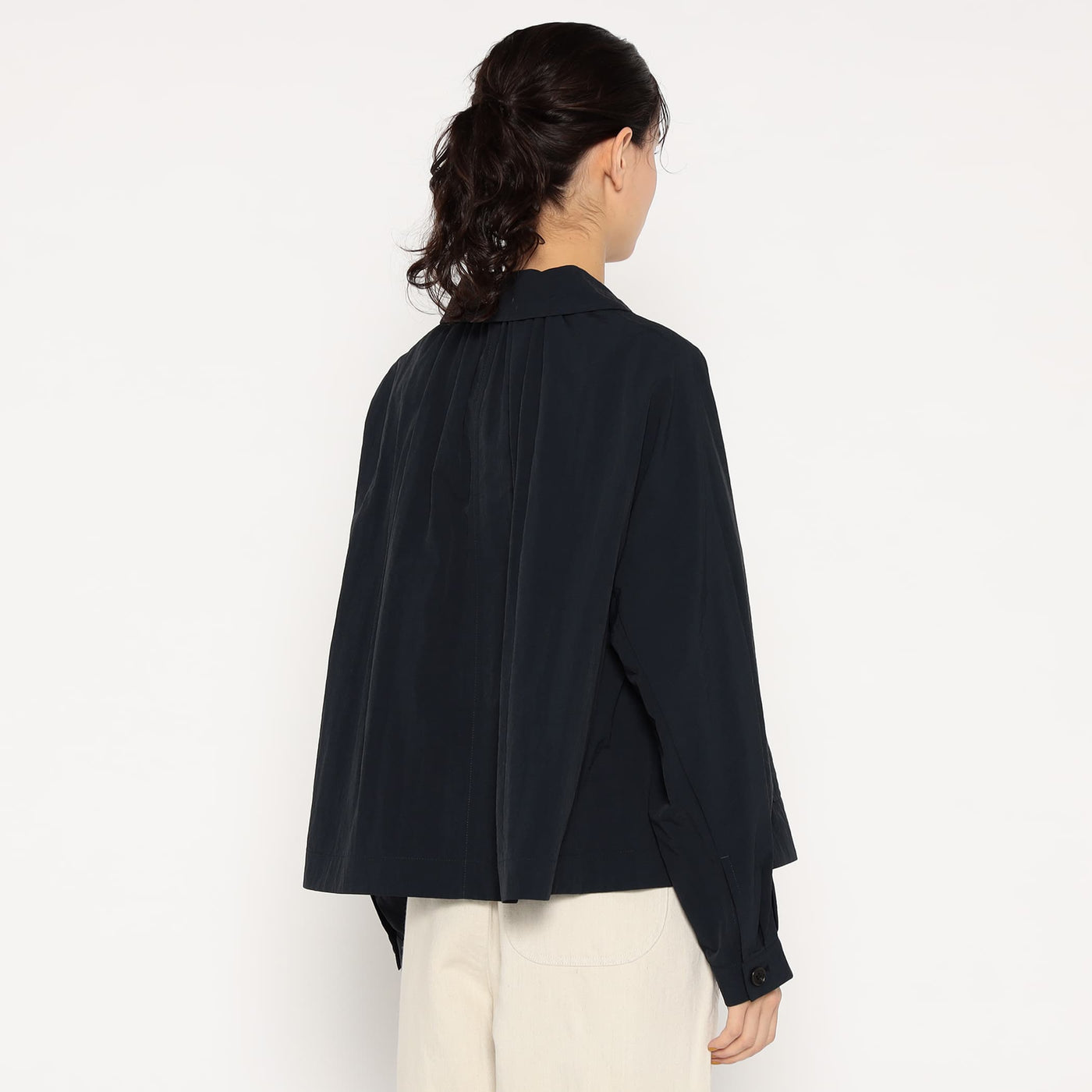 WOMEN'S NYLON TUSSER DOLMAN SLEEVE JACKET