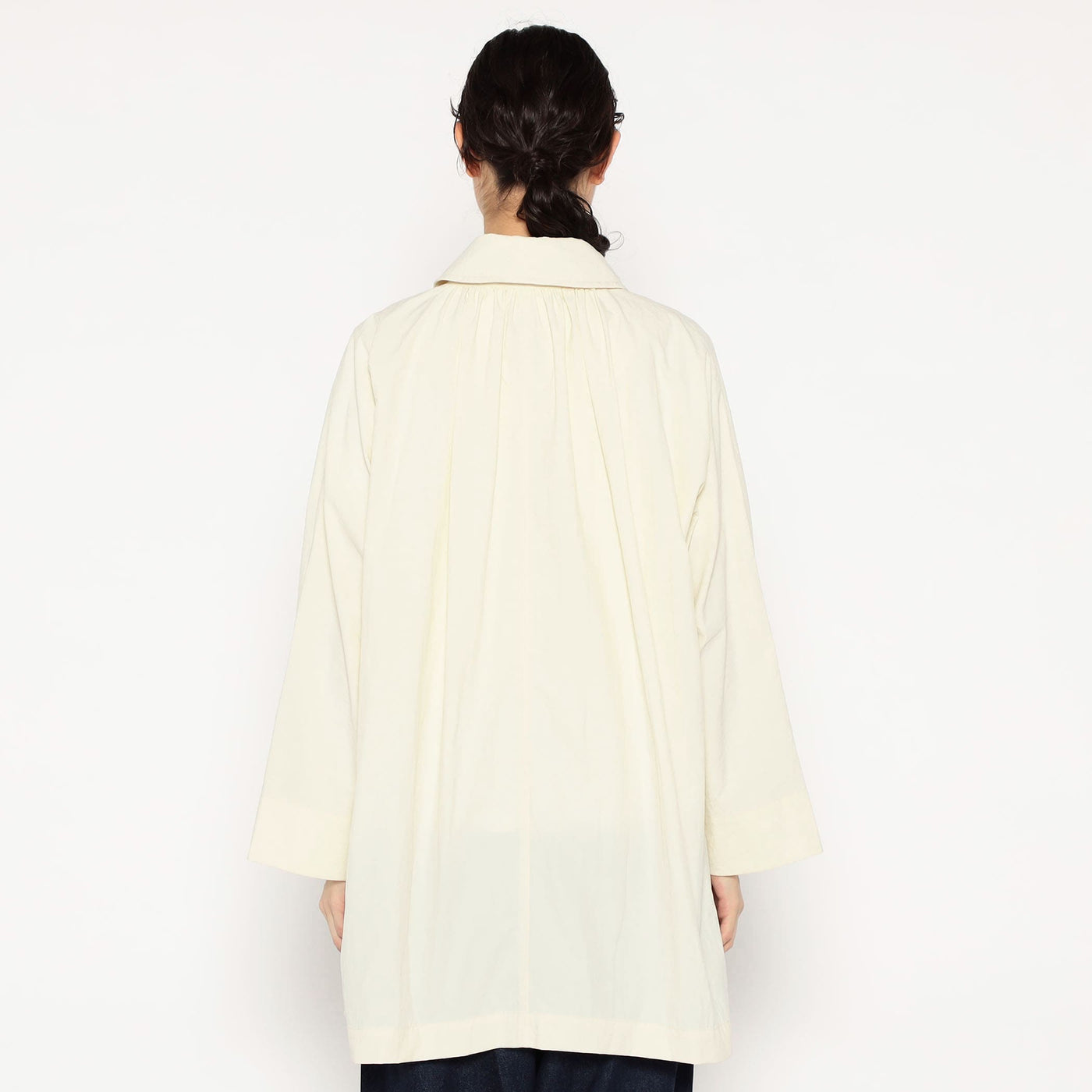 WOMEN'S NYLON TUSSER DOLMAN SLEEVE COAT