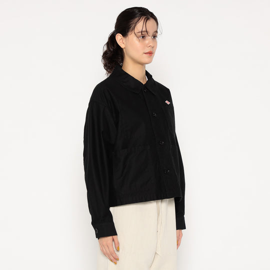 DANTON WOMEN'S MOLESKIN WIDE COVERALL JACKET