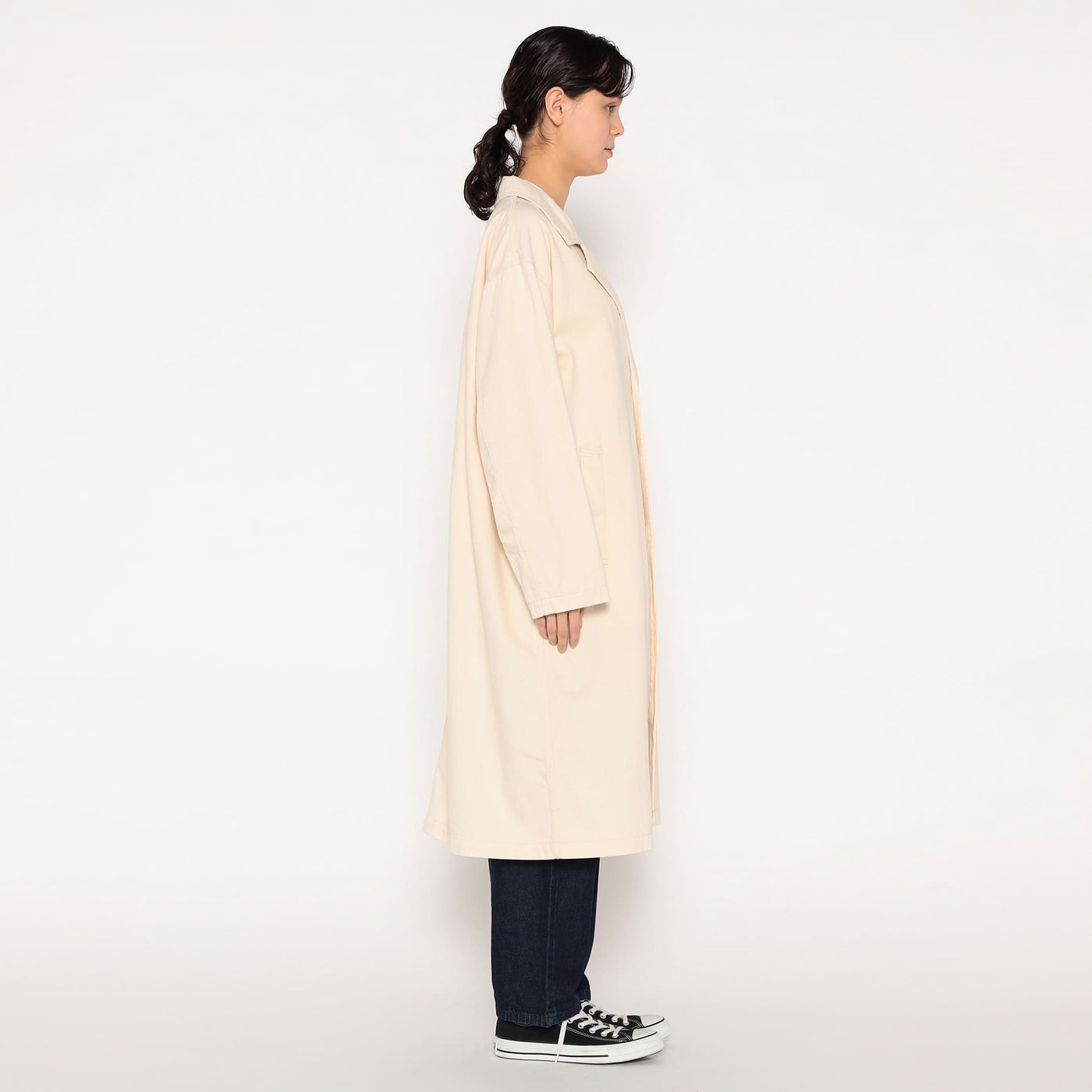 WOMEN'S COTTON DRILL SHOP COAT