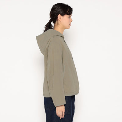 WOMEN'S ORGANIC COTTON WASHER HOODED JACKET