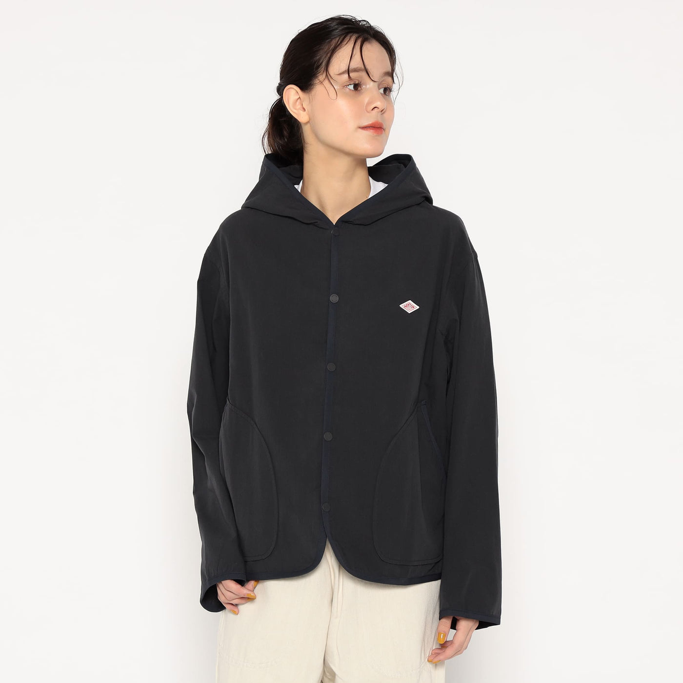 WOMEN'S ORGANIC COTTON WASHER HOODED JACKET